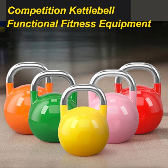 Kettlebell de compétition d'exercice de remise en forme de poids en fonte d'équipement de Fitness fonctionnel